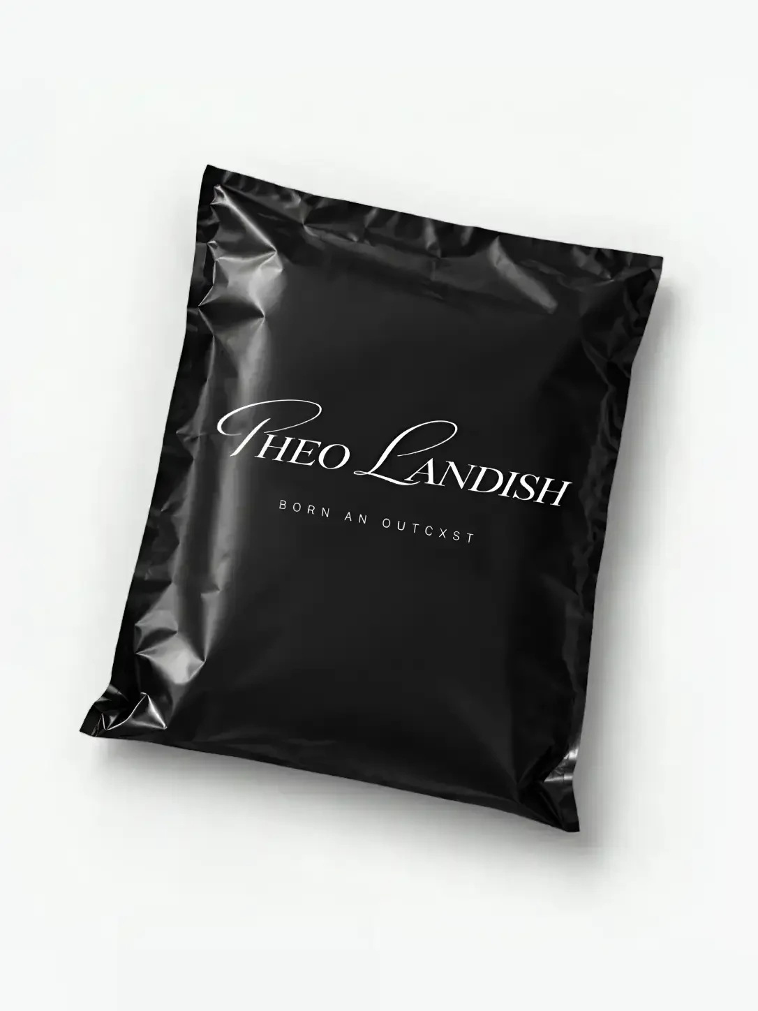 Gothic Cross Charm Keychain - Theo Landish packaging