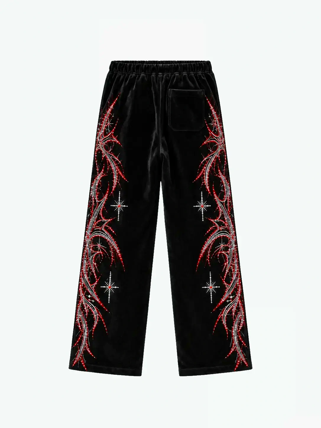 RHINESTONE EMBELLISHED SWEATS - Back flat lay